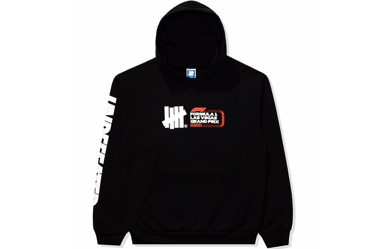 Order UNDEFEATED x F1 LVGP 標誌印花連帽衫 男女款 黑色 70100-BLACK