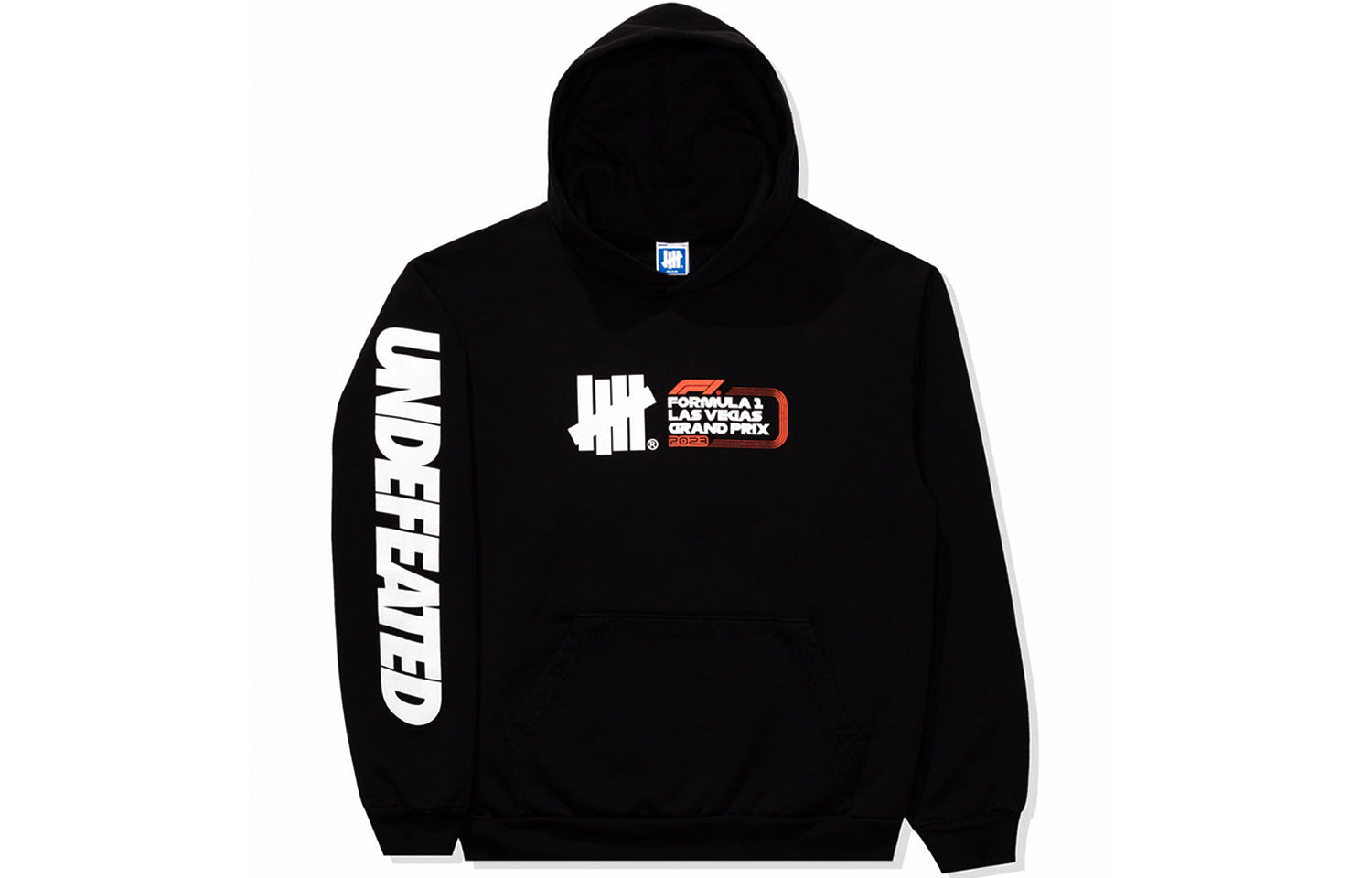 Lookbook UNDEFEATED x F1 LVGP 標誌印花連帽衫 男女款 黑色 70100-BLACK