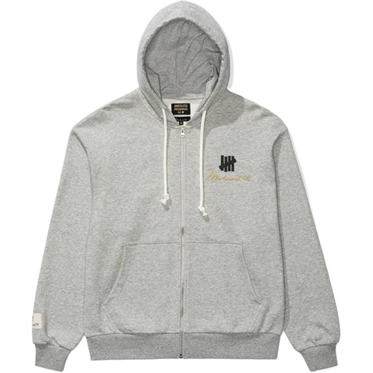UNDEFEATED x Muhammad Ali SS24 Logo Print Zip Hoodie Unisex Pullover. UC42GKH01M