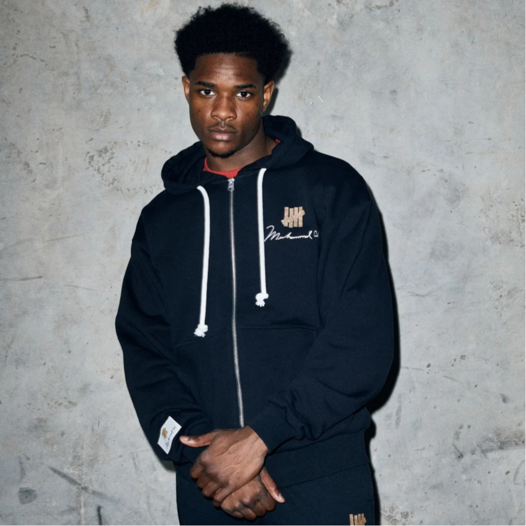 Cheap UNDEFEATED x Muhammad Ali SS24 标志印花连帽卫衣男女款套头衫. UC42GKH01M