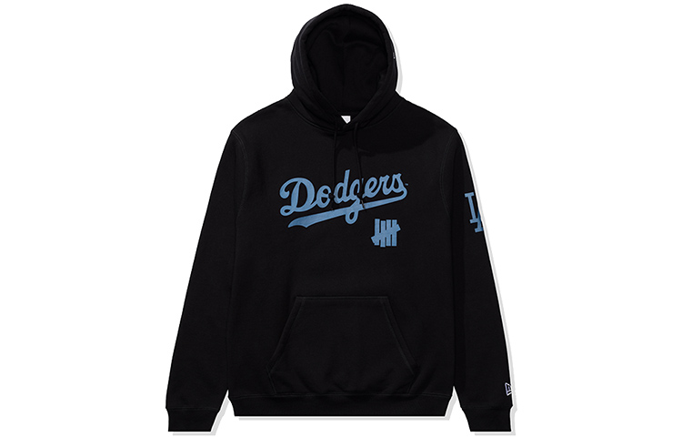 UNDFTD New Era LA Dodgers 5-Strikes Logo Graphic Hoodie Black Unisex UI23GKH13M