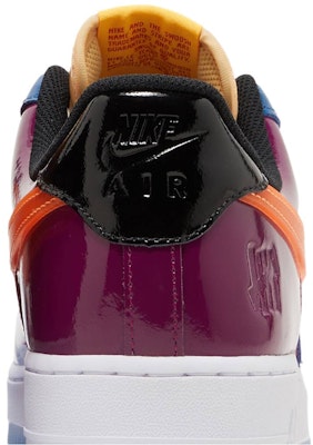 UNDEFEATED x Nike Air Force 1 Low 'Multicolor' DV5255-400 Sizing UNDEFEATED x Nike Air Force 1 Low 'Multicolor' DV5255-400