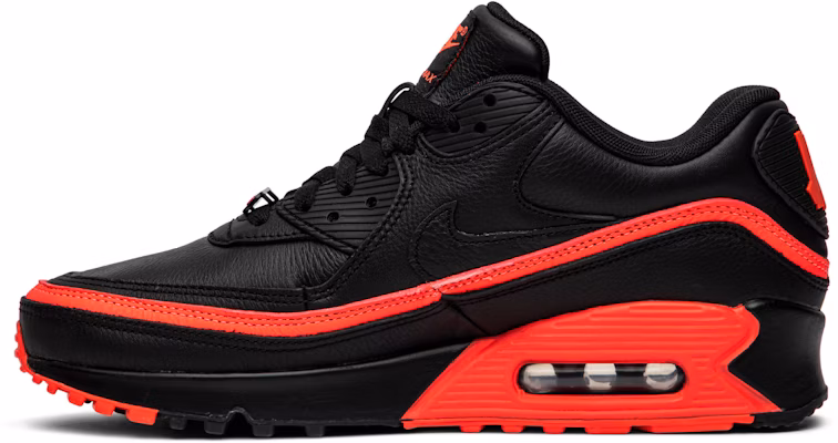 UNDEFEATED x Nike Air Max 90 'Black Solar Red' CJ7197-003 Lookbook UNDEFEATED x Nike Air Max 90 'Black Solar Red' CJ7197-003