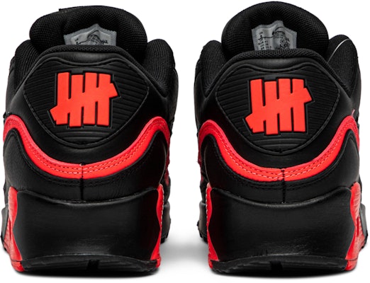 UNDEFEATED x Nike Air Max 90 'Black Solar Red' CJ7197-003 Details for UNDEFEATED x Nike Air Max 90 'Black Solar Red' CJ7197-003
