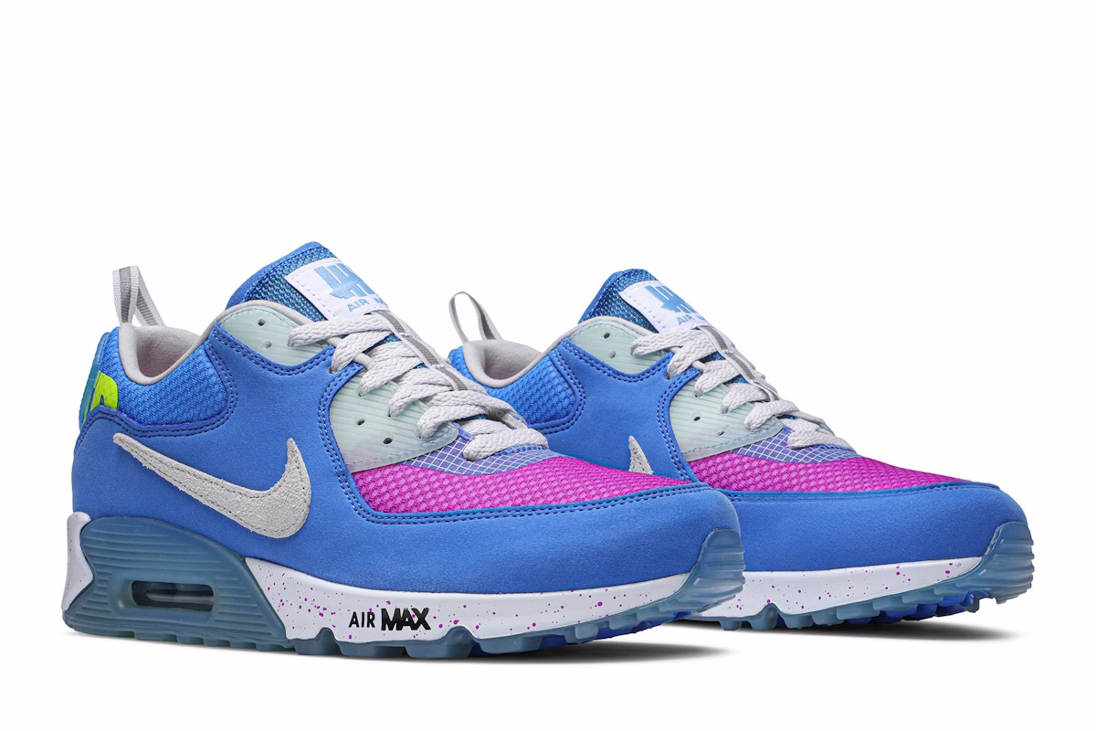Undefeated x Nike Air Max 90 'Pacific Blue'