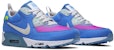 Undefeated x Nike Air Max 90 'Pacific Blue' Lelaki Wanita ️ CQ2289-400