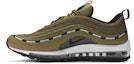 Lookbook UNDEFEATED x Nike Air Max 97 'Militia Green' Lelaki Wanita Sneakers DC4830-300