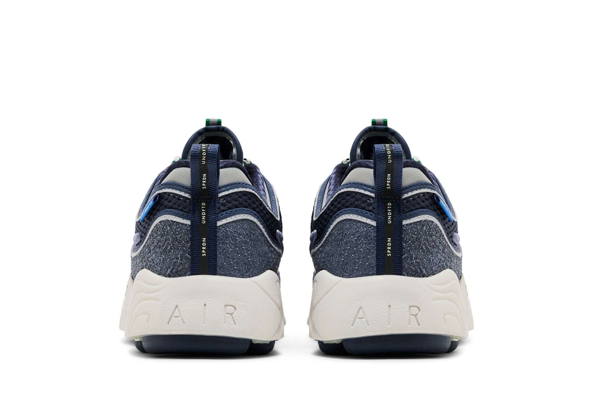 Sizing Undefeated x Nike Air Zoom Spiridon「雷霆藍」 HV4847-400