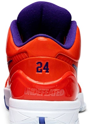 UNDEFEATED x Nike Kobe 4 Protro 'Team Orange' CQ3869-800 Sizing UNDEFEATED x Nike Kobe 4 Protro 'Team Orange' CQ3869-800
