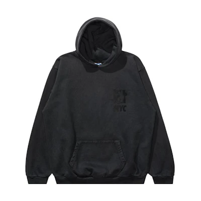 UNDFTD Union Collaboration Hoodie Black Unisex Pullover with Large Pocket UI33GKH07M