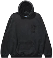 Order UNDEFEATED x Union Collaboration Hoodie Black Unisex Pullover with Large Pocket UI33GKH07M