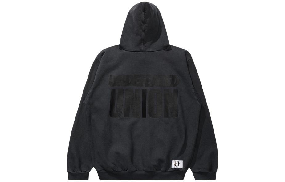 Lookbook UNDEFEATED x Union コラボフーディ ブラック 男女兼用 大型ポケット付き 플래【SEO最適化】 UI33GKH07M