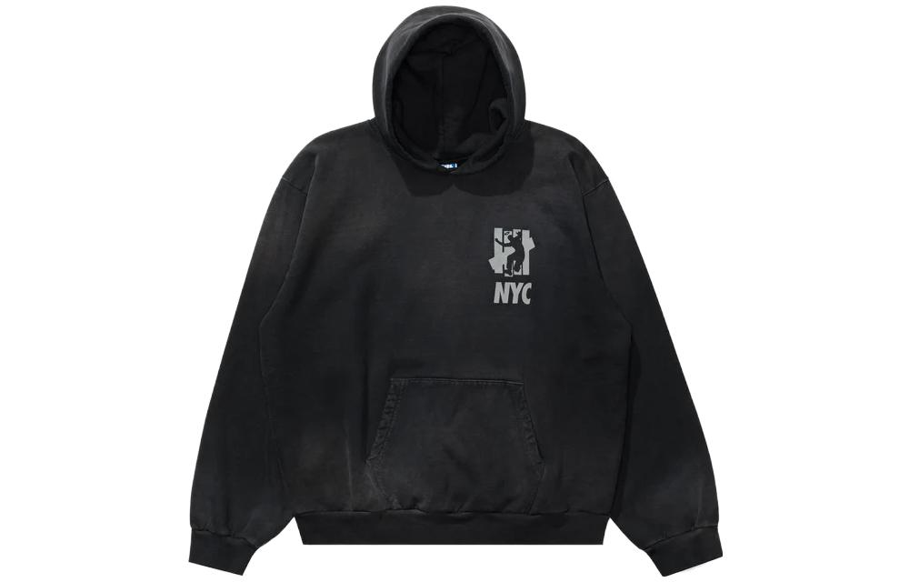 UNDFTD Union NYC FW23 Logo Hoodie Black Unisex 70090-UNDFTD