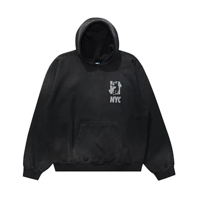 UNDFTD Union NYC FW23 Logo Hoodie Black Unisex 70090-UNDFTD