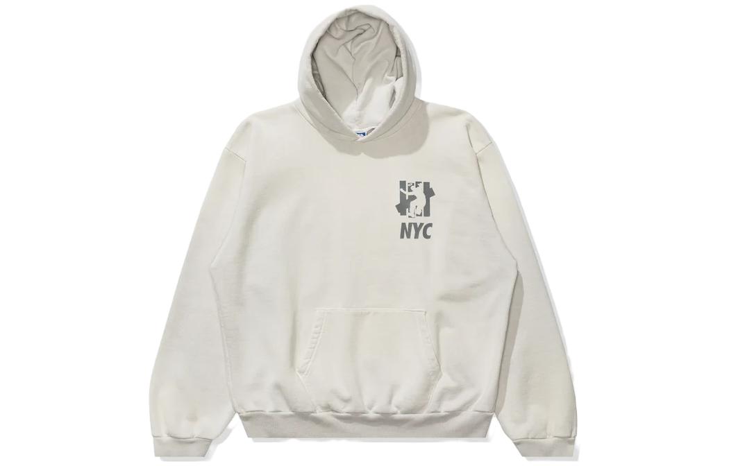 UNDFTD Union NYC FW23 Logo Hoodie White Unisex 70089-UNDFTD