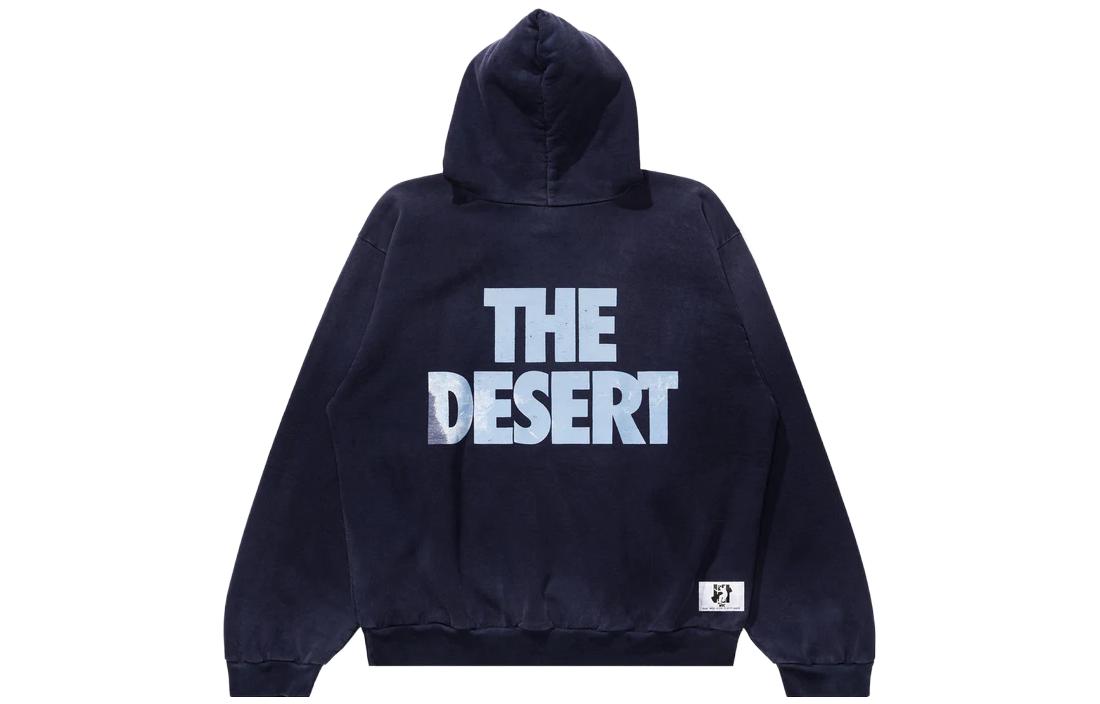 UNDFTD Union NYC FW23 Navy Logo Hoodie Unisex Long Sleeve 70087-UNDFTD