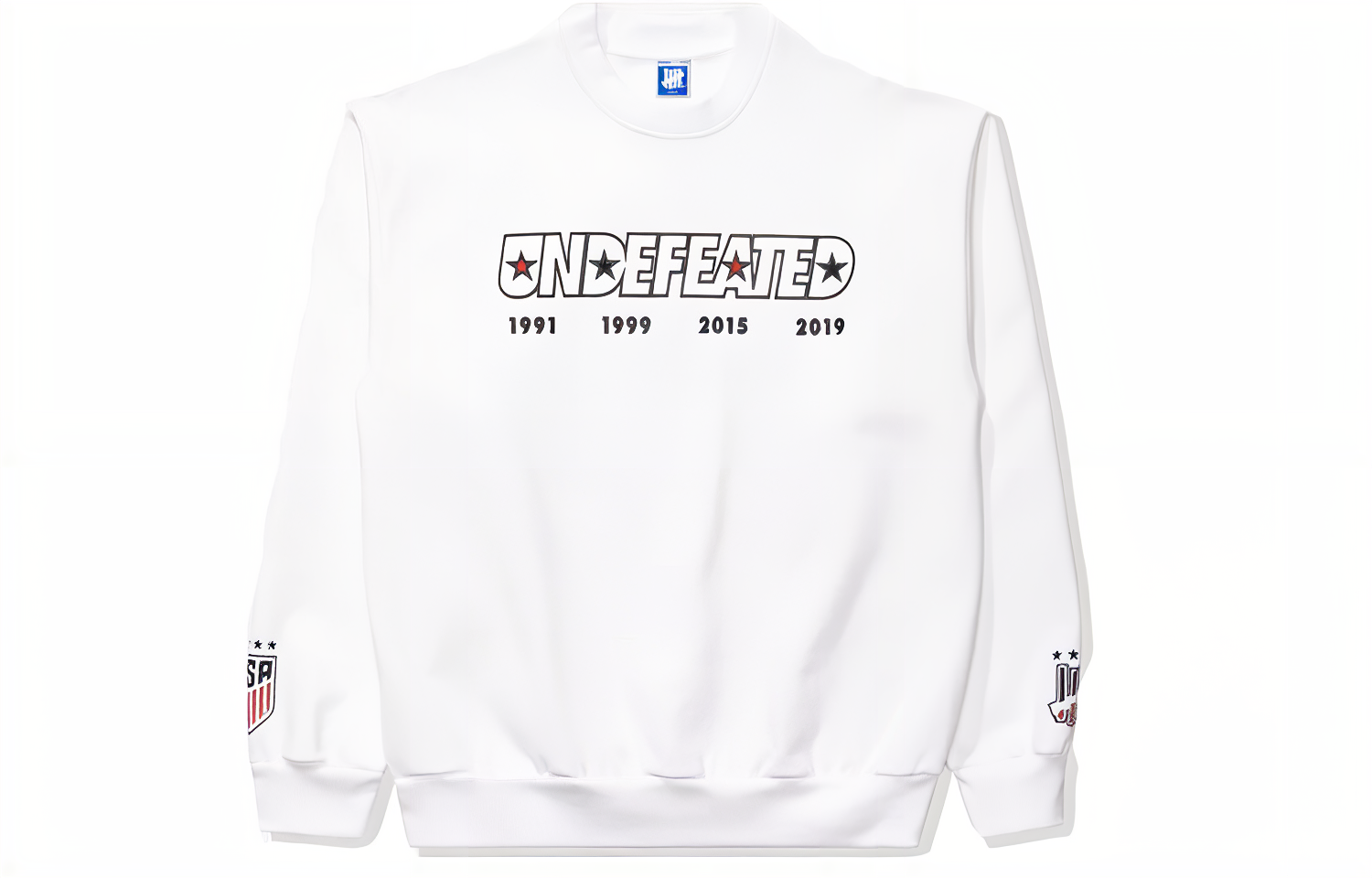 UNDEFEATED x US Soccer SS23 Logo Print Crewneck Sweatshirt Unisex White 70084WHITE