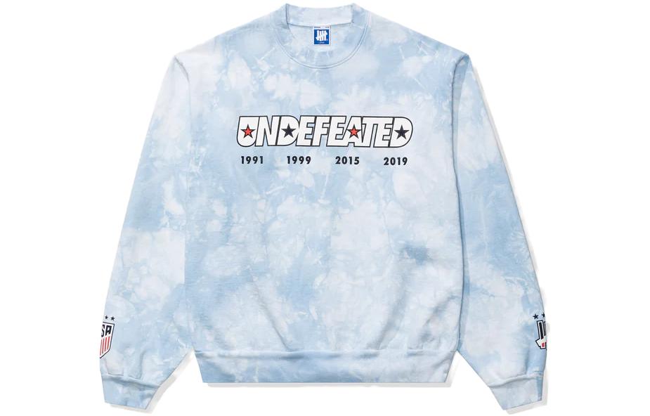UNDEFEATED x US Soccer SS23 Tie-Dye Logo Crewneck Sweatshirt Blue Unisex 70084