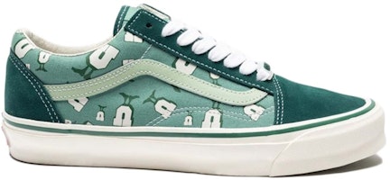 UNDEFEATED x Vans Vault OG Old Skool LX 'U-Man Bistro Green' UNDEFEATED x Vans Vault OG Old Skool LX 'U-Man Bistro Green'