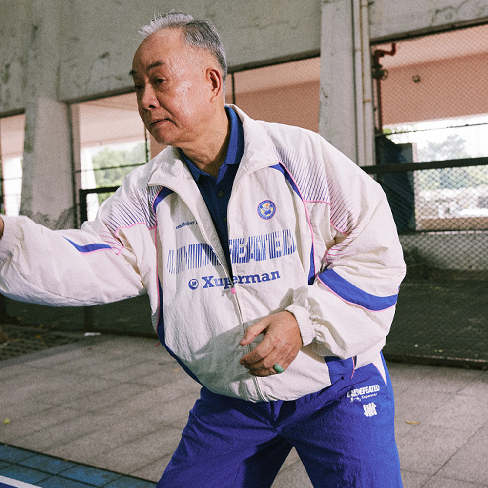 Sizing UNDEFEATED x Xuperman FW24 5-Stripe Logo Print Woven Casual Jacket Unisex UC43GWJ20M