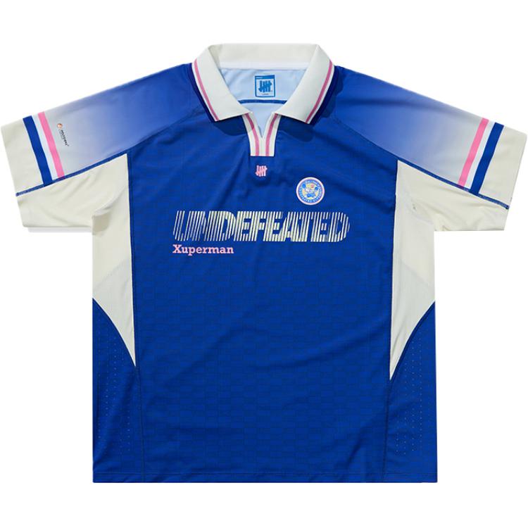UNDEFEATED Xuperman Gradient Polo Shirt  Casual Fit Collaboration Tee UC43GPO02M