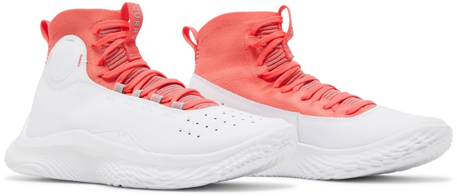 Under Armor Curry 4 Flotro "White Red" 3024861-100 Cheap Under Armor Curry 4 Flotro "White Red" 3024861-100