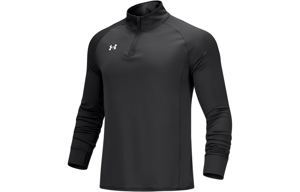 Under Armour 1/2 Zip Training Sweatshirt Black with Logo Print 21600601-001