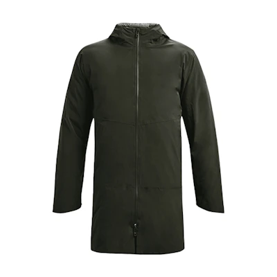 Under Armour 3-in-1 Training Hooded Long Down Jacket - The Rock Green. 1364891-310