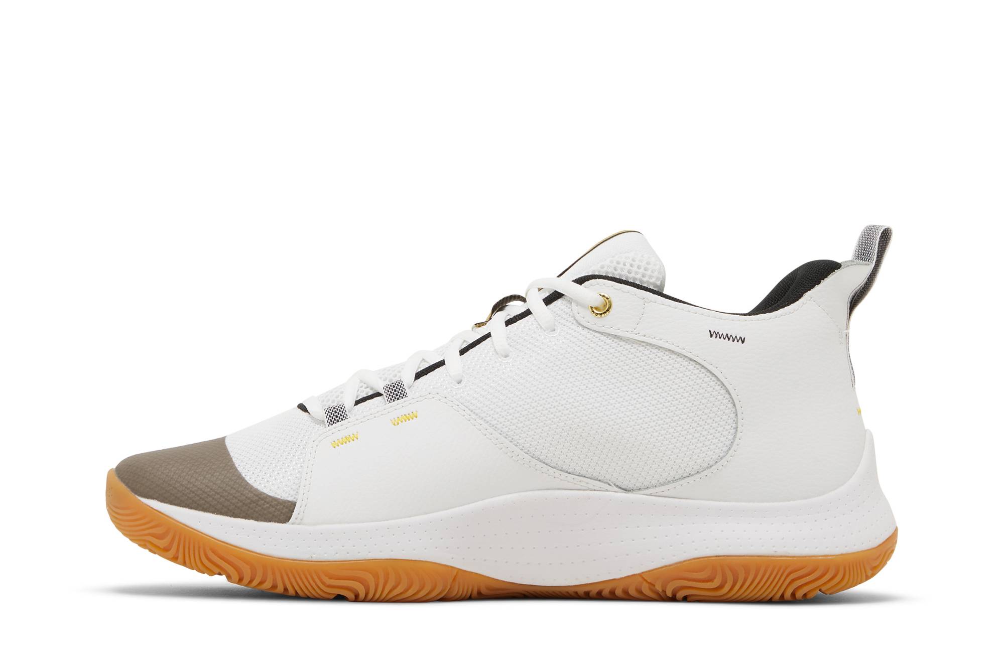 Lookbook Under Armour 3Z5 NM 減震防滑 中筒 實戰籃球鞋 男女同款 白金