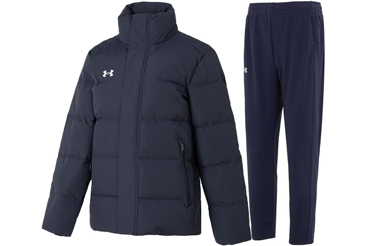 Under Armour  Athletic Set: Breathable Down Jacket & Knit Pants. 23600802-013+23600703-409