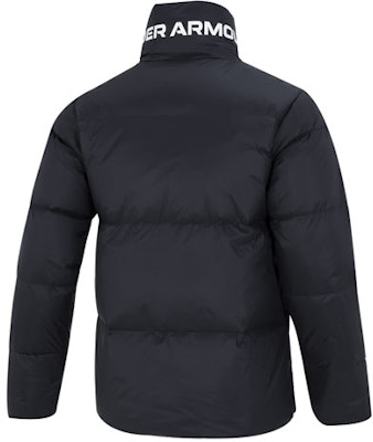 Under Armour Jaket Hitam Tebal dengan Logo dan Kerah Berdiri. 1375449-001 Lookbook Under Armour Jaket Hitam Tebal dengan Logo dan Kerah Berdiri. 1375449-001