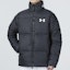 Purchase Under Armour Jaket Hitam Tebal dengan Logo dan Kerah Berdiri. 1375449-001