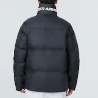 Details for Under Armour 黑色羽絨外套配有印花標誌與立領設計 1375449-001