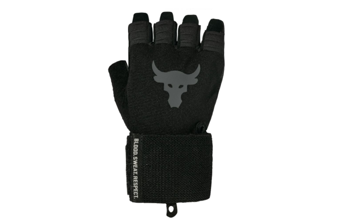 Under Armour  Black Gloves with Animal Print Patch Design 1353074-003