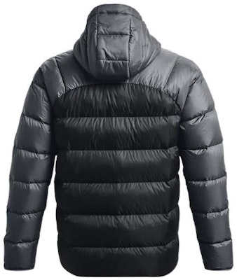 Under Armour Jaket Puffer Hitam Abu Tahan Angin Berhood & Logo Desain. 1364903-002 Lookbook Under Armour Jaket Puffer Hitam Abu Tahan Angin Berhood & Logo Desain. 1364903-002