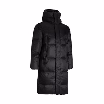 Under Armour Black Solid Casual Hooded Down Jacket with Large Pocket 1382092-001