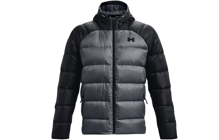 Order Under Armour Jaket Hoodie Latihan Berinsulasi Musim Sejuk Hitam 1364903-001