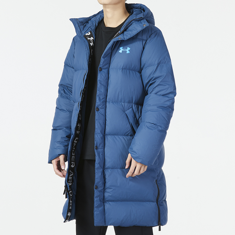 Sizing Under Armour Jaket Down Anti Angin Berinsulasi Warna Biru. 1375448-437