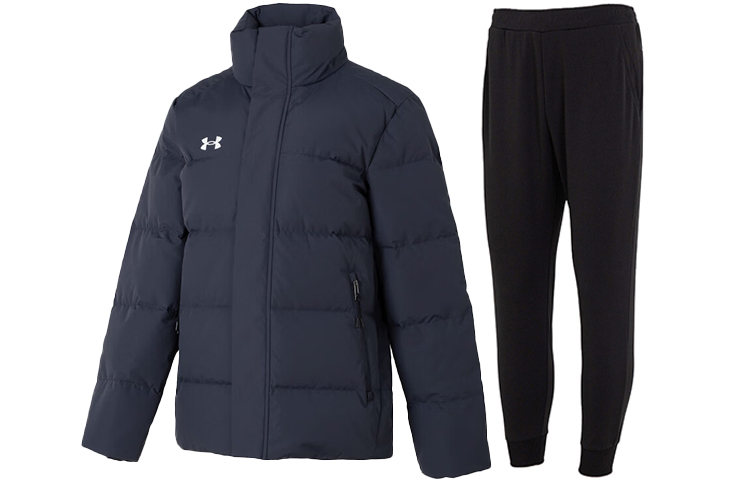 Order 安德玛透气长袖夹克及针织运动裤套装 - 运动服饰 23600802-013+23600704-001