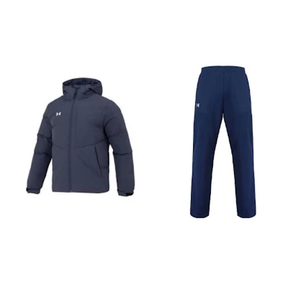Under Armour Casual Hoodie and Quick-Dry Jogger Set. 23600801-013+21500737-408