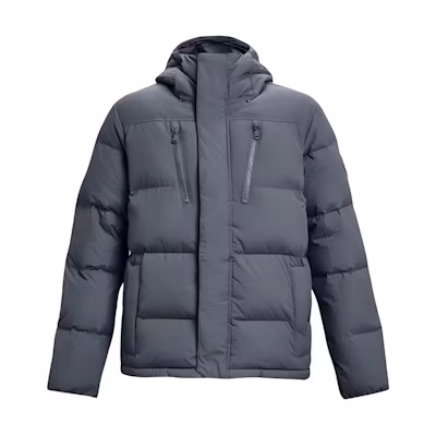 Under Armour Fitted Hooded Puffer Jacket - Grey 1378830-002