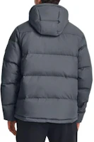 Shop Under Armour 灰色修身連帽羽絨外套 1378830-002