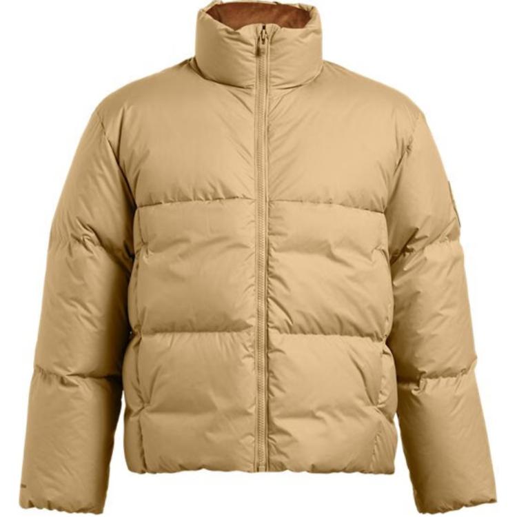 Under Armour  Limitless Camel Brown Puffer Jacket Outdoor Sportswear 1384643-263