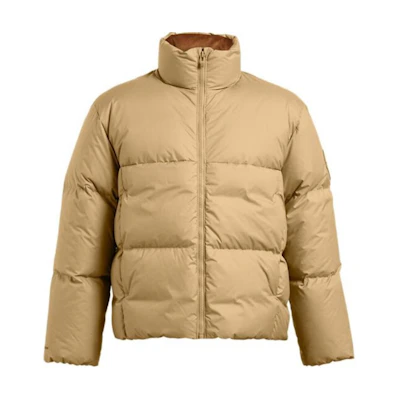 Under Armour Limitless Camel Brown Puffer Jacket Outdoor Sportswear 1384643-263