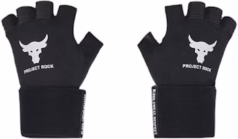 Under Armour Logo Polyester Sports Gloves Black 1385378-001 Under Armour Logo Polyester Sports Gloves Black 1385378-001