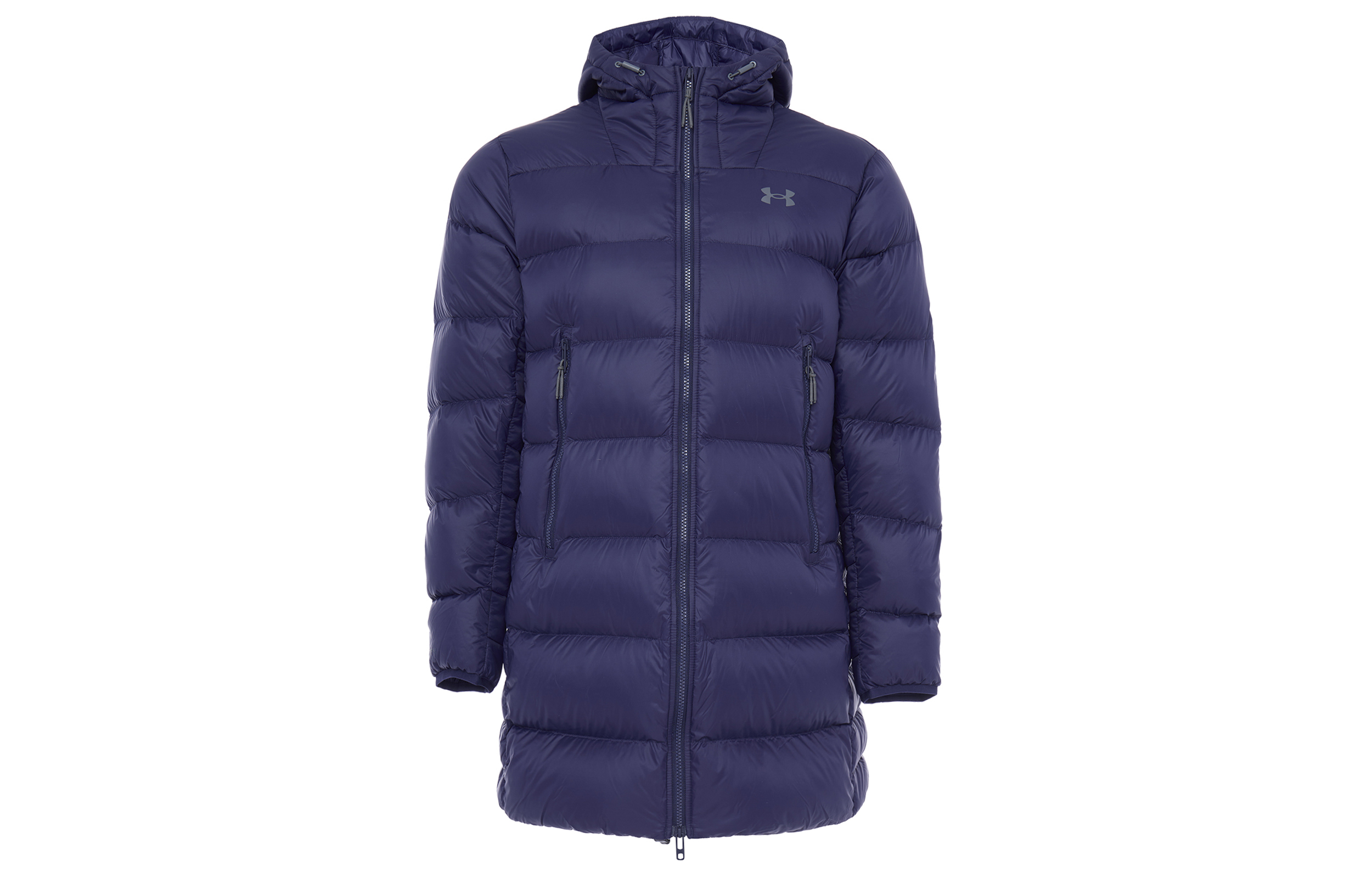 Under Armour  Long Puffer Jacket Navy Blue - Casual Training Outerwear. 1373663-410