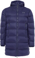 Under Armour Long Puffer Jacket Navy Blue - Casual Training Outerwear. 1373663-410 Under Armour Long Puffer Jacket Navy Blue - Casual Training Outerwear. 1373663-410