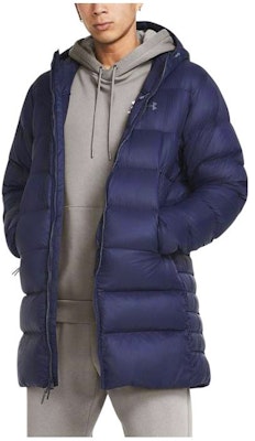 Under Armour Jaket Panjang Puffer Navy Blue - Jaket Santai dan Latihan. 1373663-410 Shop Under Armour Jaket Panjang Puffer Navy Blue - Jaket Santai dan Latihan. 1373663-410