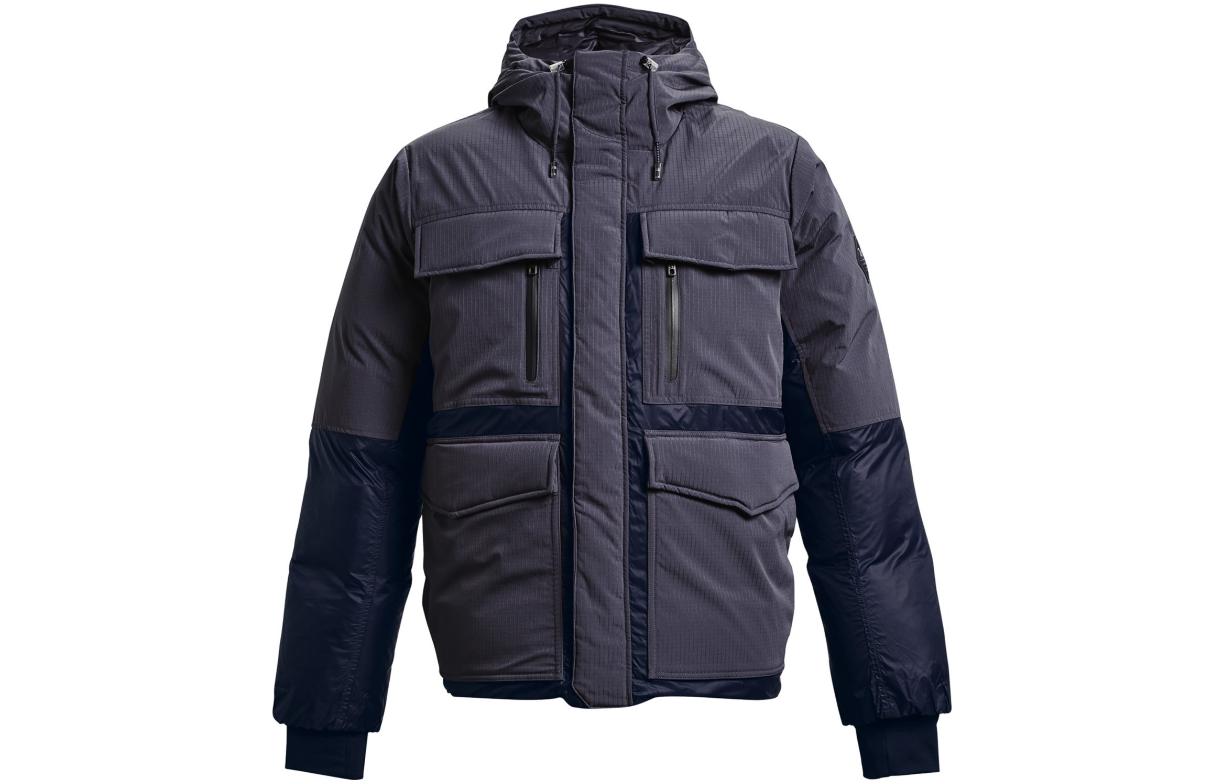 Under Armour  Purple Outdoor Multi-Pocket Colorblock Utility Jacket 1372653-558