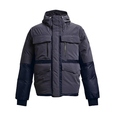 Under Armour Purple Outdoor Multi-Pocket Colorblock Utility Jacket 1372653-558